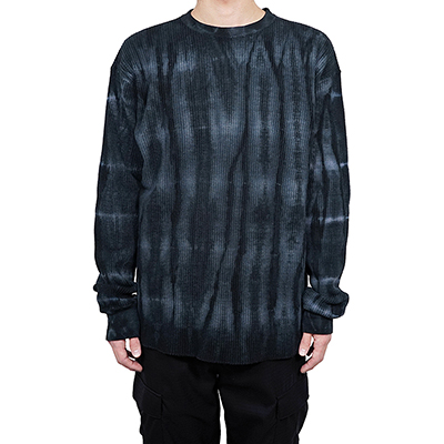 UNUSED [ US2175 (Tie dye thermal) ] GRAY×BLACK