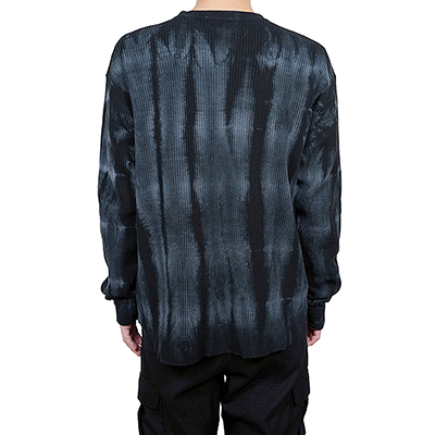 UNUSED [ US2175 (Tie dye thermal) ] GRAY×BLACK