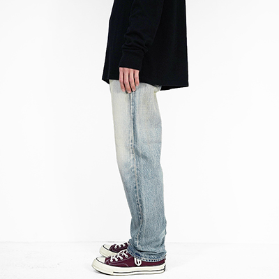 SUGARHILL [ FADED DENIM PANTS TYPE502 ] FADED INDIGO