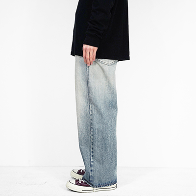 SUGARHILL [ FADED CLASSIC DENIM PANTS ] FADED INDIGO