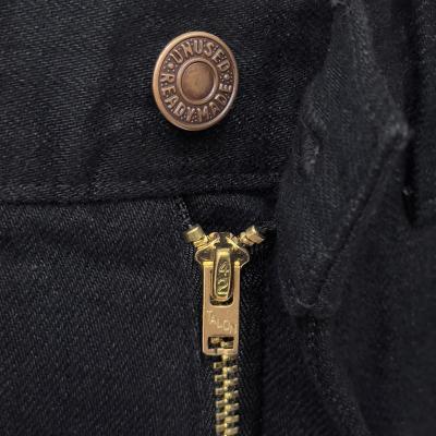 UNUSED [ UW1157 (12oz wide denim five pockets pants) ] BLACK