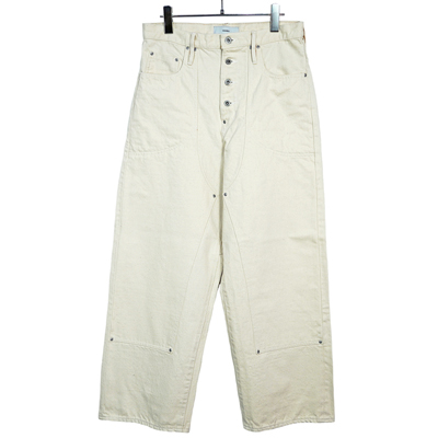 SUGARHILL [ Washed Double Knee Pants ] OFF WHITE