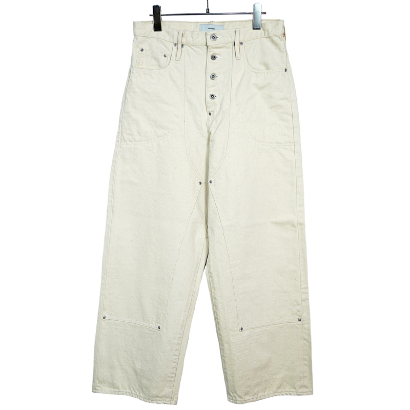 SUGARHILL [ Washed Double Knee Pants ] OFF WHITE | ロイド・エフ 