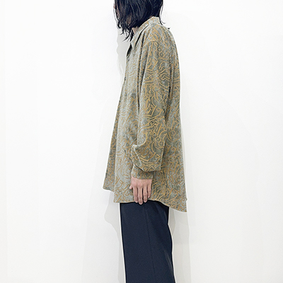 Sasquatchfabrix. [ CUBISM “LOVE & PEACE” OC L/S SHIRT ] ASH GREEN