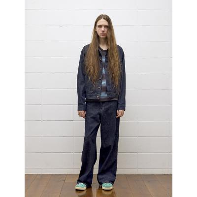 UNUSED [ UW1157 (12.5oz wide denim five pockets pants) ] INDIGO