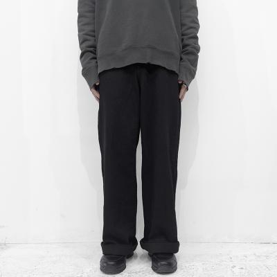 UNUSED [ UW1157 (12oz wide denim five pockets pants) ] BLACK