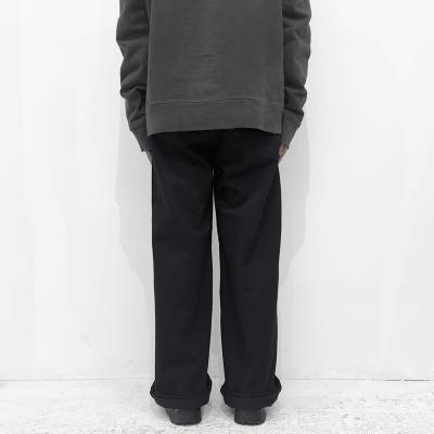 UNUSED [ UW1157 (12oz wide denim five pockets pants) ] BLACK