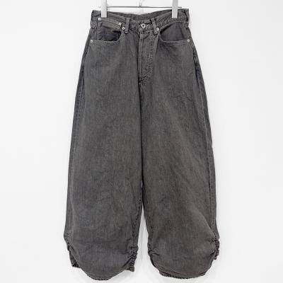 refomed [ FRESH MAN DENIM WIDE PANTS "OD" ] BROWN
