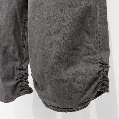 refomed [ FRESH MAN DENIM WIDE PANTS "OD" ] BROWN