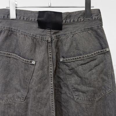 refomed [ FRESH MAN DENIM WIDE PANTS "OD" ] BROWN