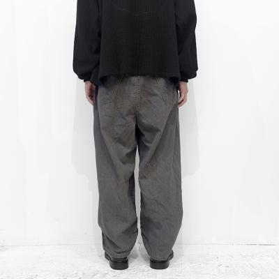 refomed [ FRESH MAN DENIM WIDE PANTS "OD" ] BROWN