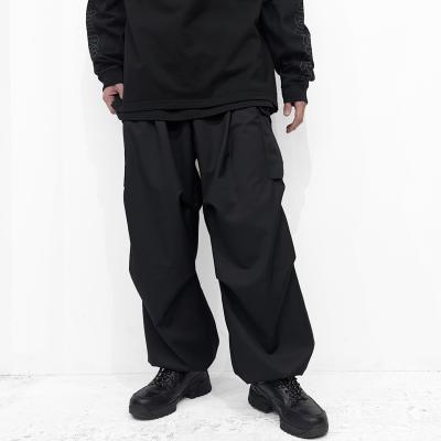 ESSAY [ WOOL BLEND WIDE MILITARY TROUSERS (P-3) ] BLACK
