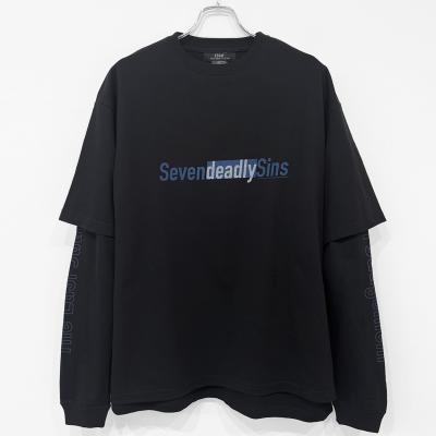 ESSAY [ LAYERED OVERSIZE LONG T-SHIRT (TS-1) ] SEVEN