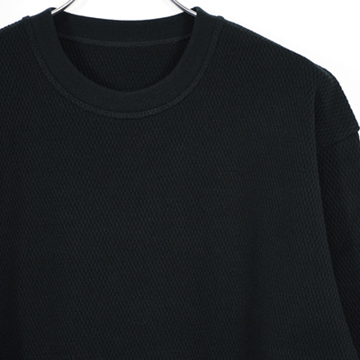 crepuscule [ Thermal L/S Sweat ] BLACK