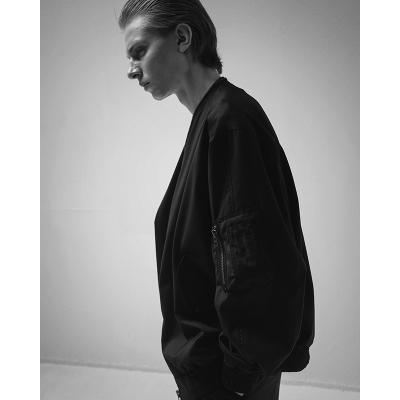 ESSAY [ MA-1 RISING ZIP JACKET (J-2) ] BLACK
