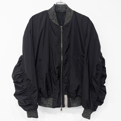 SHINYAKOZUKA [ BOMBER AS CANVAS ] COLOURLESS BLACK