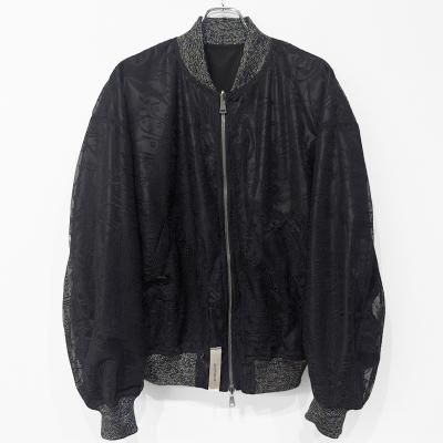 SHINYAKOZUKA [ BOMBER AS CANVAS ] COLOURLESS BLACK