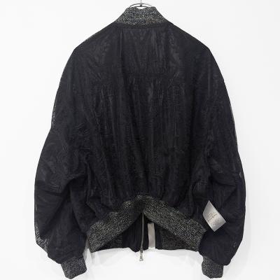 SHINYAKOZUKA [ BOMBER AS CANVAS ] COLOURLESS BLACK