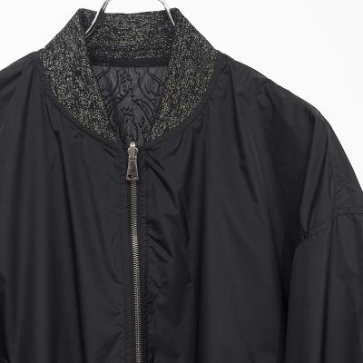 SHINYAKOZUKA [ BOMBER AS CANVAS ] COLOURLESS BLACK