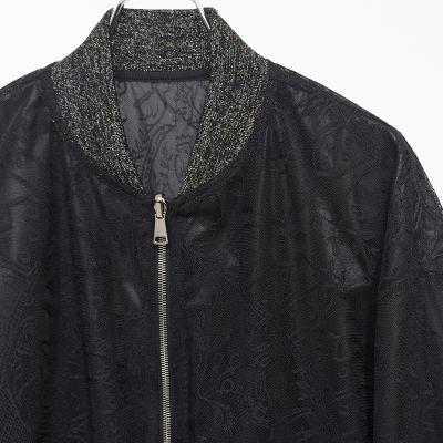 SHINYAKOZUKA [ BOMBER AS CANVAS ] COLOURLESS BLACK