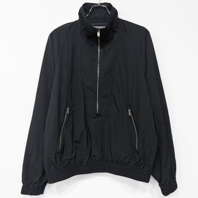 SUGARHILL [ ZIP NYLON BLOUSON ] BLACK