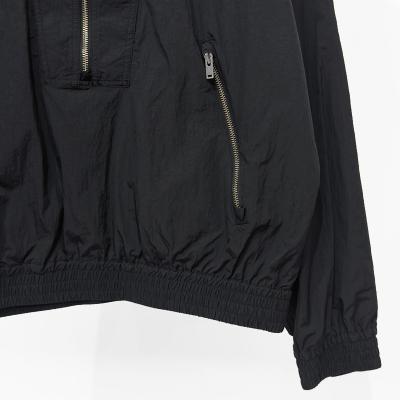 SUGARHILL [ ZIP NYLON BLOUSON ] BLACK