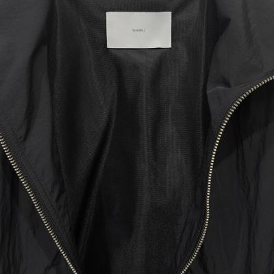 SUGARHILL [ ZIP NYLON BLOUSON ] BLACK