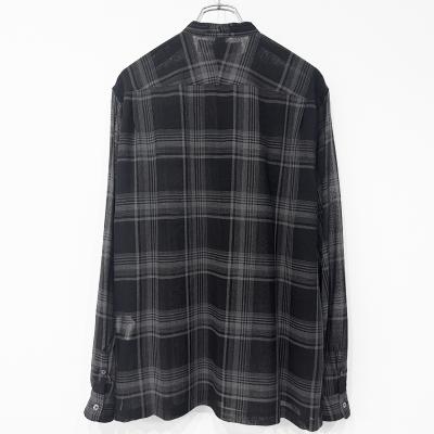 DAIRIKU [ "Astronaut" Check Tie Shirt ] Black&Grey