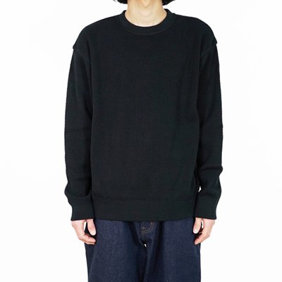 crepuscule [ Thermal L/S Sweat ] BLACK