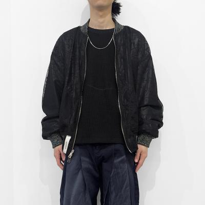 SHINYAKOZUKA [ BOMBER AS CANVAS ] COLOURLESS BLACK