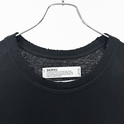 DAIRIKU [ "Tour" Big Nosleeve Tee ] Black