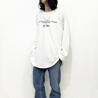 DAIRIKU [ "Tour" Big Raglan Tee ] White