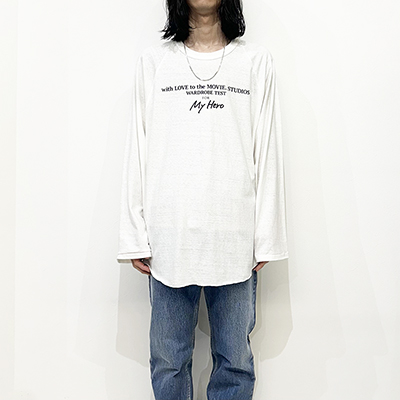 DAIRIKU [ "Tour" Big Raglan Tee ] White