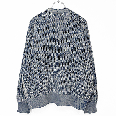 SUGARHILL [ COTTON KNIT CARDIGAN ] NAVY&BEIGE