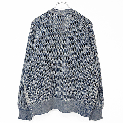 SUGARHILL [ COTTON KNIT CARDIGAN ] NAVY&BEIGE