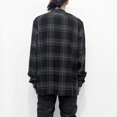 DAIRIKU [ "Astronaut" Check Tie Shirt ] Black&Grey