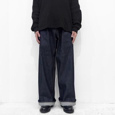 DAIRIKU [ "Wide" Rigid Denim Pants ] Indigo