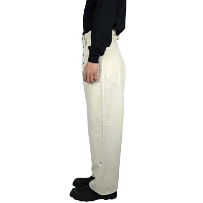 SUGARHILL [ Washed Double Knee Pants ] OFF WHITE
