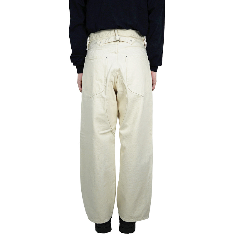 SUGARHILL [ Washed Double Knee Pants ] OFF WHITE | ロイド