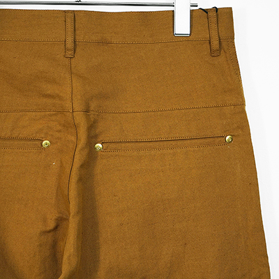 URU [ DOUBLE KNEE PANTS ] COGNAC