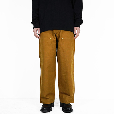 URU [ DOUBLE KNEE PANTS ] COGNAC