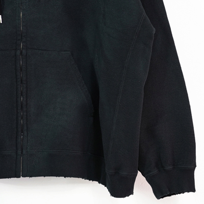 DAIRIKU [ "Water-repellent" Zip Up Hoodie ] Vintage Black