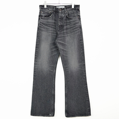 DAIRIKU [ "Flare" Denim Pants ] Mud Black