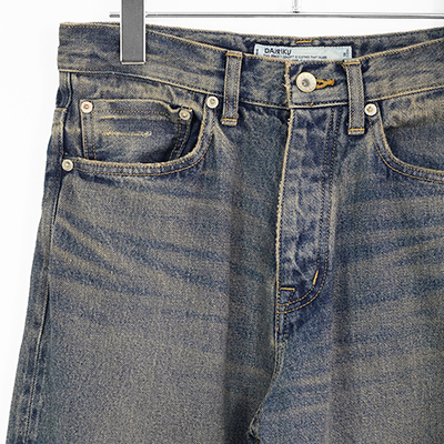 DAIRIKU [ "Straight" Denim Pants ] Mud Indigo