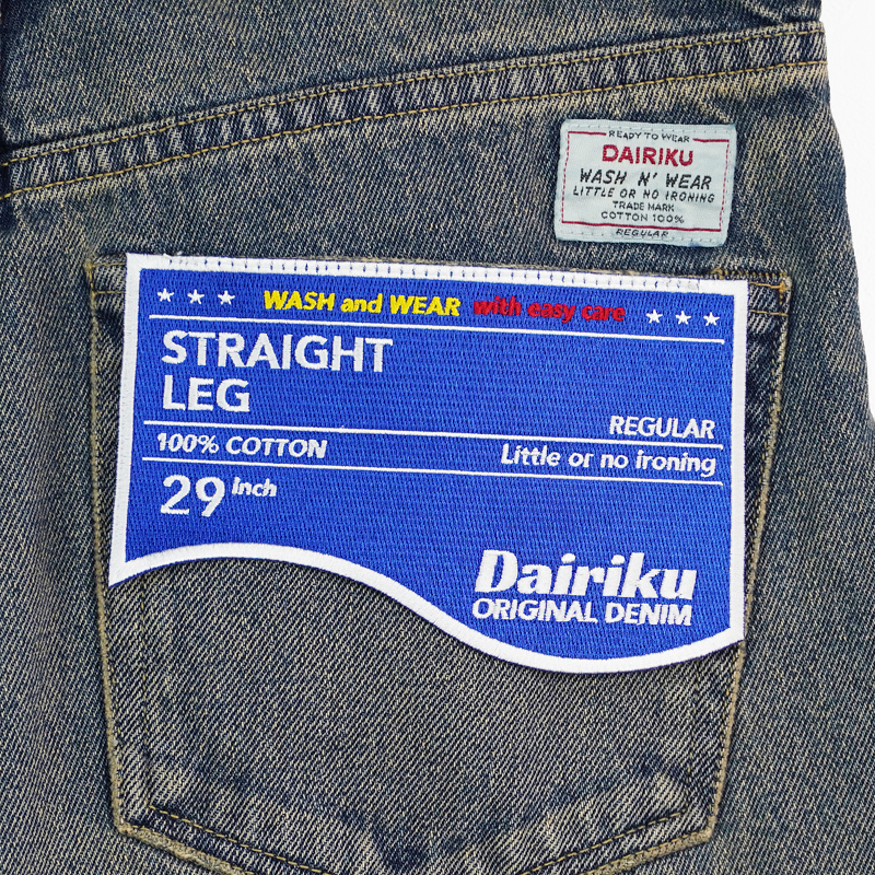 DAIRIKU [ "Straight" Denim Pants ] Mud Indigo