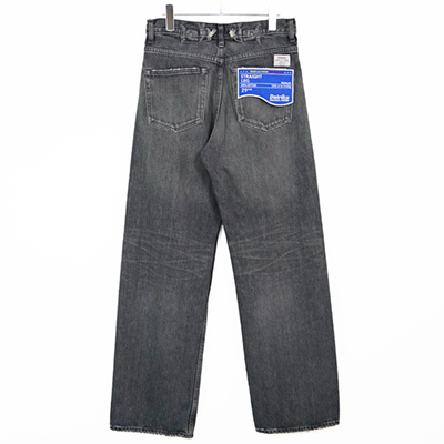 DAIRIKU [ "Straight" Denim Pants ] Mud Black