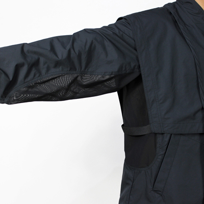 Sasquatchfabrix. [ ORIENTAL SHOULDER NYLON JACKET ] BLACK | ロイド