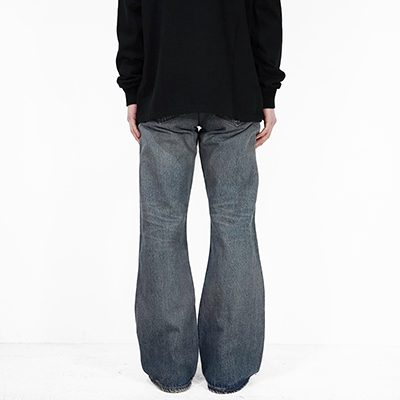 DAIRIKU [ "Flare" Denim Pants ] Mud Indigo