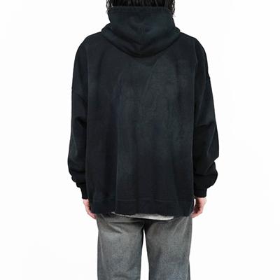 DAIRIKU [ "Water-repellent" Zip Up Hoodie ] Vintage Black