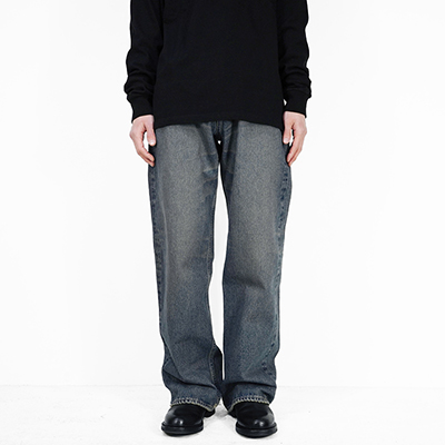 DAIRIKU [ "Straight" Denim Pants ] Mud Indigo